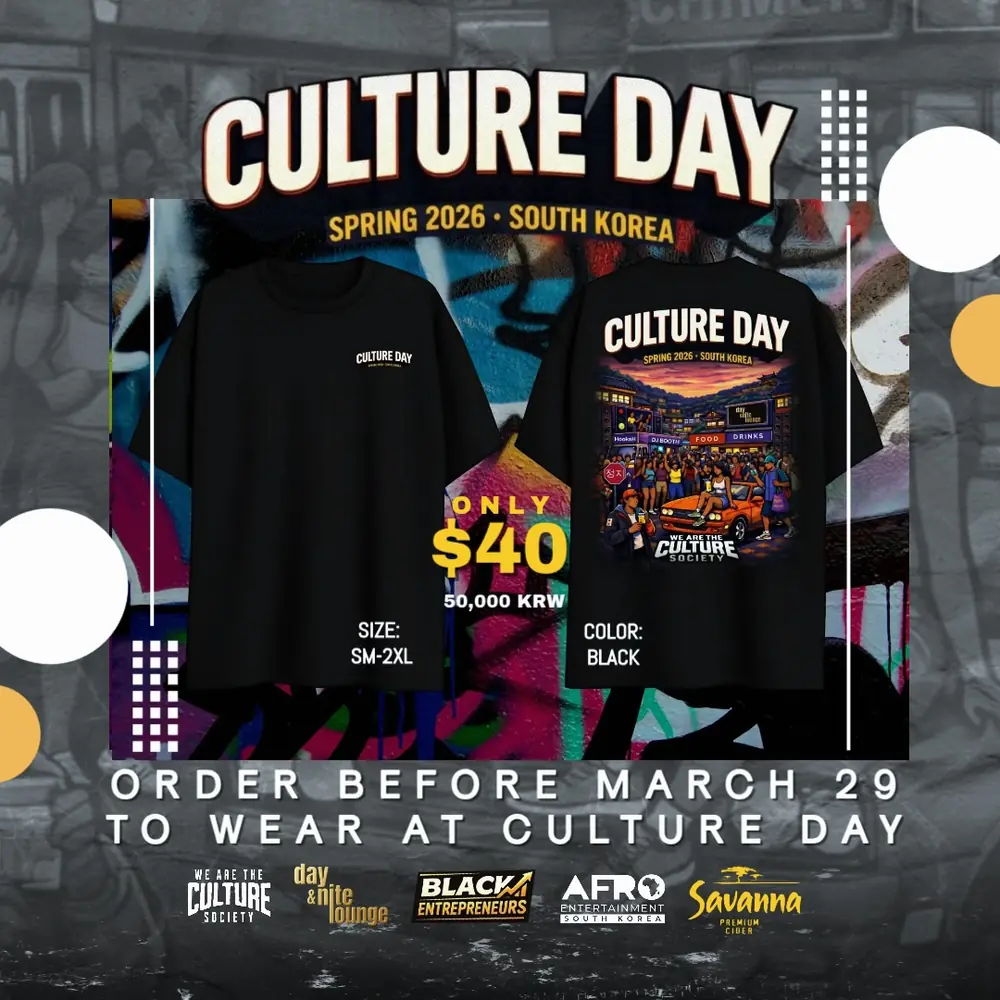 Culture Day Tee — Black