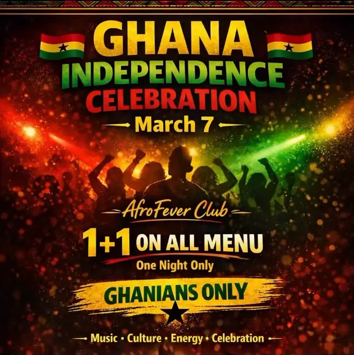 Ghana Independence Celebration flyer