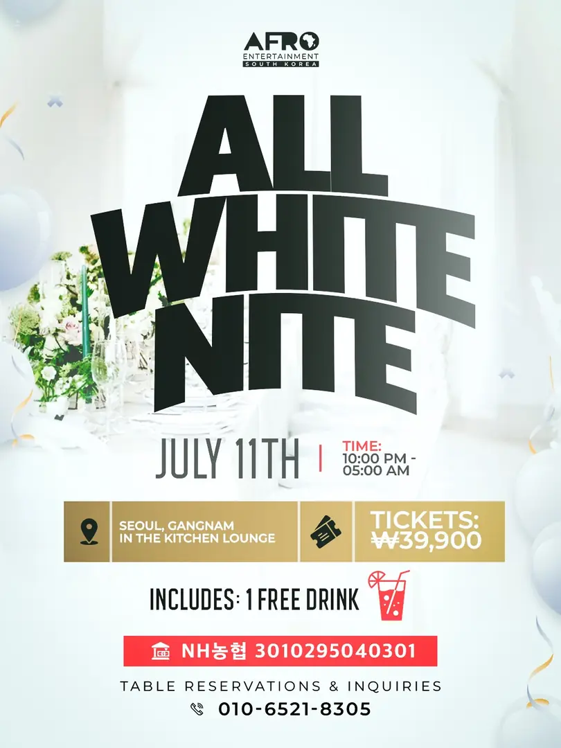 All White Nite flyer