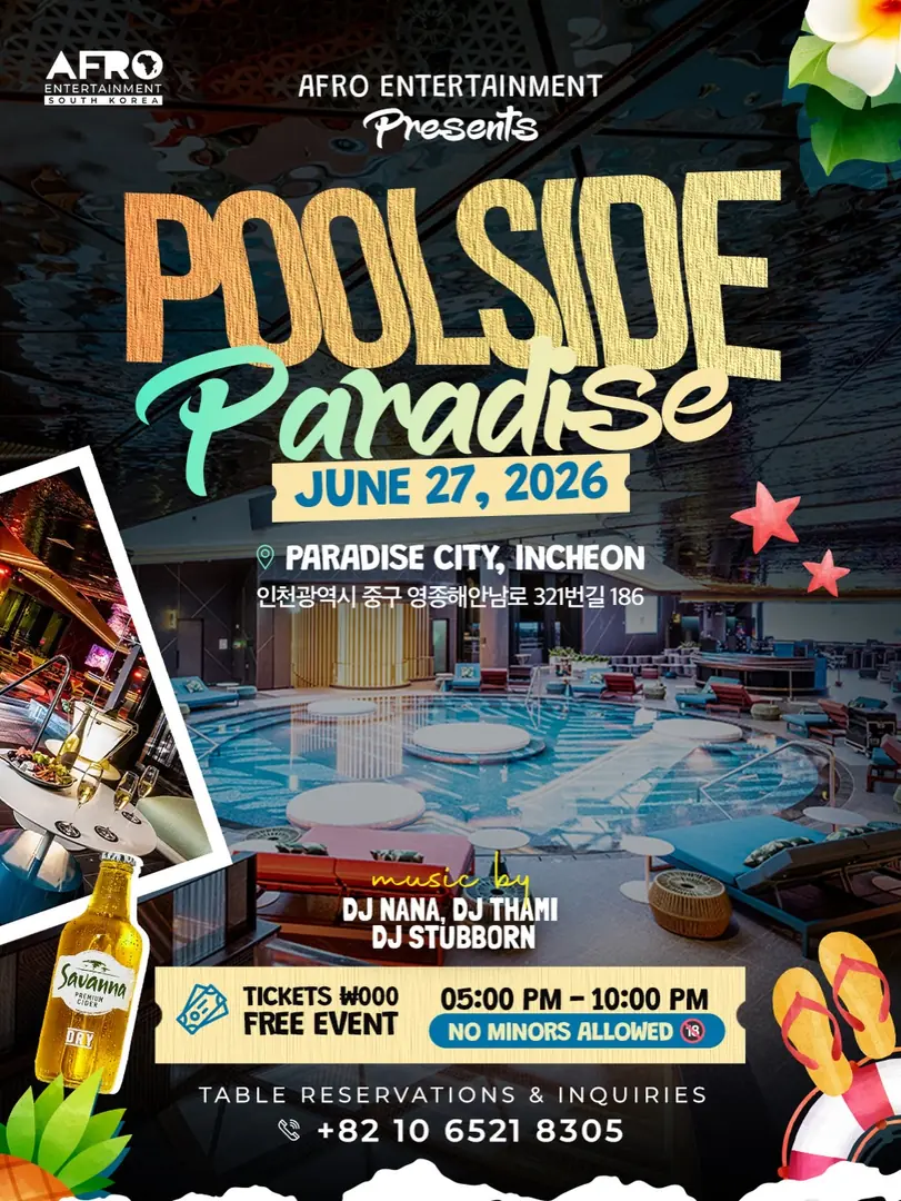 Poolside Paradise flyer